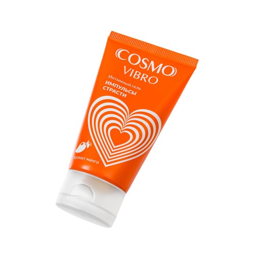 Возбуждающий интимный гель Cosmo Vibro с ароматом манго - 50 гр.