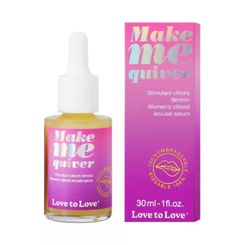 Возбуждающие капли для клитора Make Me Quiver - 30 мл.