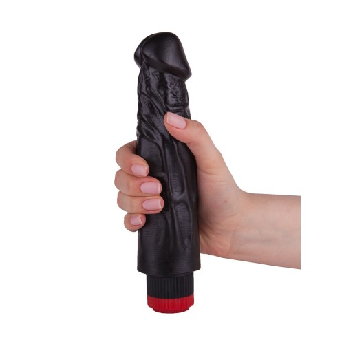 Вибратор-реалистик с крупными венками - 18,5 см.
