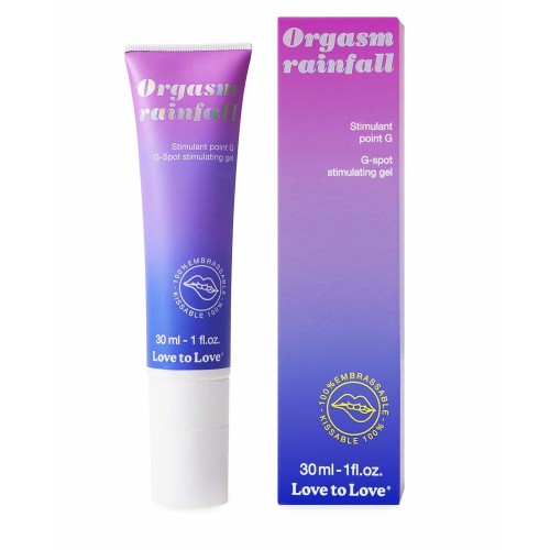 Гель для стимуляции G-точки зоны Orgasm Rainfall - 30 мл.