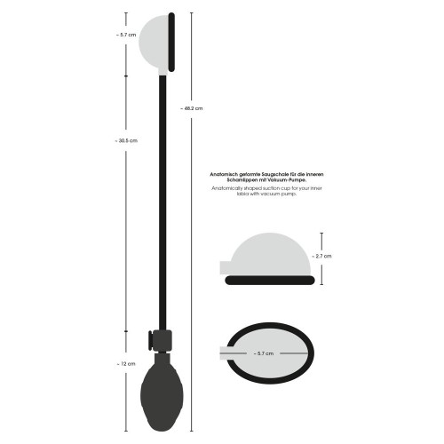 Женская помпа для клитора и половых губ Pussy Sucker