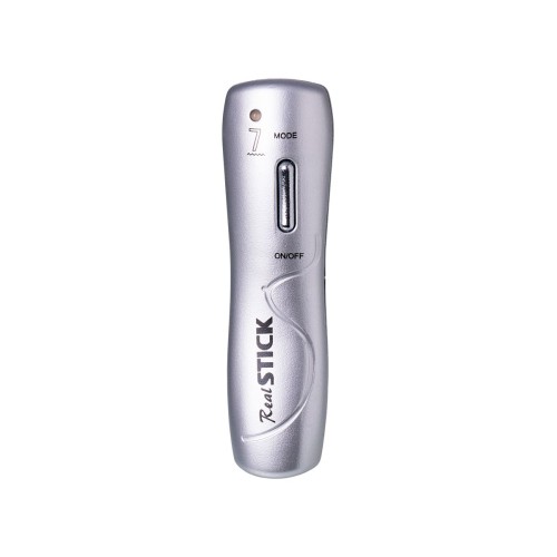 Коричневый вибратор-ротатор Realstick Elite Mulatto на присоске - 21 см.