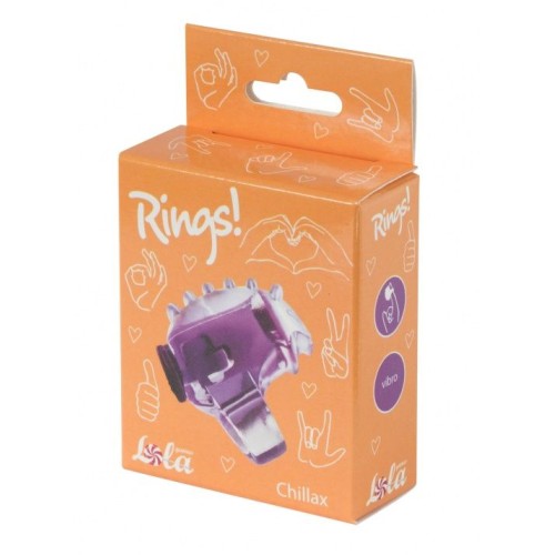 Фиолетовая насадка на палец Rings Chillax