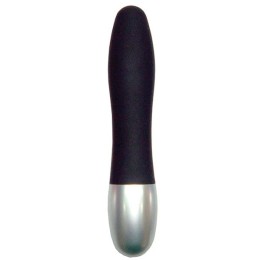 Черный миниатюрный вибратор DISCRETION - 8 см.