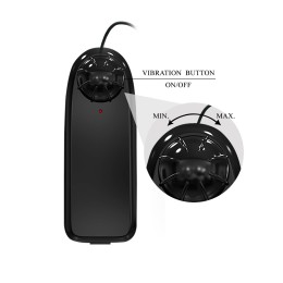 Реалистичный вибратор с функцией расширения - 19,5 см.