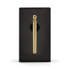 Золотистая подвеска-вибратор Genie Flirting Pen