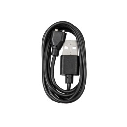 Черная перезаряжаемая вибропуля RealStick CALIBER - 7 см.