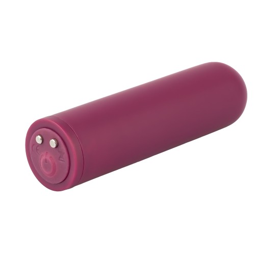 Сливовая вибропуля Java - 7,8 см.