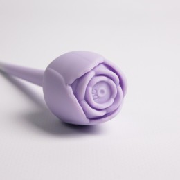 Сиреневый вибростимулятор в форме розы Youvic