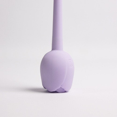 Сиреневый вибростимулятор в форме розы Youvic