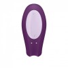 Фиолетовый вибратор для пар Double Joy с управлением через приложение