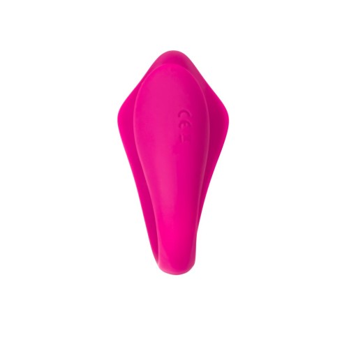 Розовый вибратор для пар Cobrum с пультом ДУ