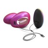 Малиновый вибратор для пар Wonderlover