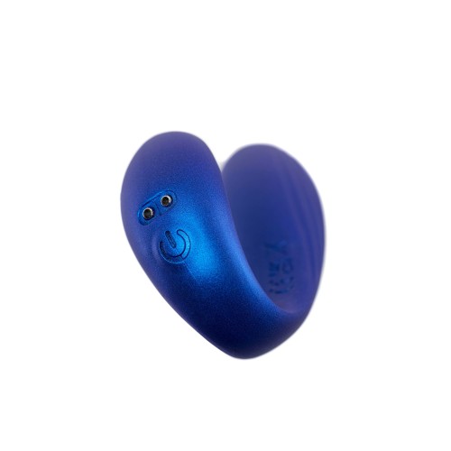 Синий вибратор для пар Langou с управлением через приложение