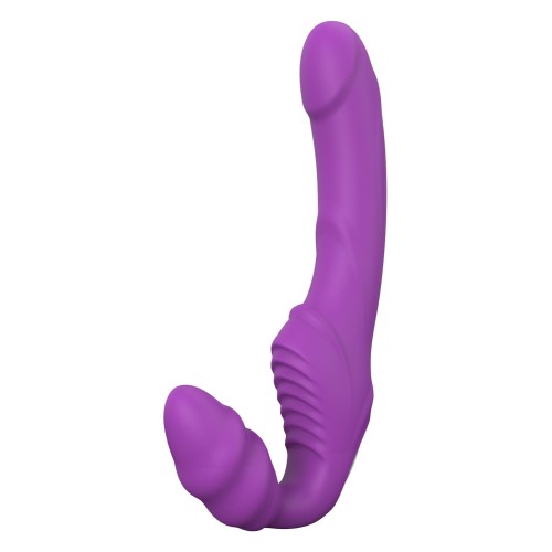 Фиолетовый безремневой вибрострапон Double Dipper