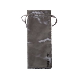 Черный безремневой страпон Silicone Bendable Strap-On - size M