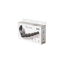 Черная вибронасадка для двойного проникновения Farnell - 17 см.