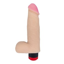 Телесный вибромассажёр HUMAN COPY 5,5  - 17 см.