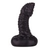 Чёрный плаг-массажёр для простаты - 7,2 см.
