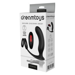 Черный массажер простаты Remote P-Pleaser - 15 см.