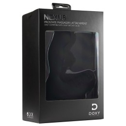 Черная насадка на вибратор Doxy для массажа простаты Prostate Massager