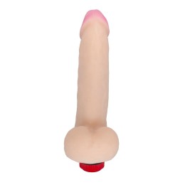 Телесный вибромассажёр HUMAN COPY 8,8  - 21,5 см.