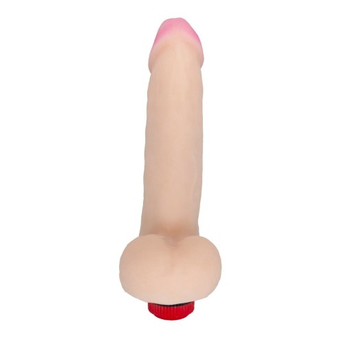 Телесный вибромассажёр HUMAN COPY 8,8  - 21,5 см.