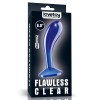 Синяя анальная втулка Flawless Clear Prostate Plug 6.0 - 15 см.