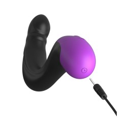 Черно-фиолетовый вибромассажёр простаты Hyper-Pulse P-Spot Massager