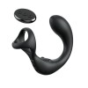 Черный стимулятор простаты с кольцом Ass-gasm Taint-alizer