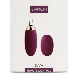 Фиолетовое виброяйцо Elva с пультом ДУ