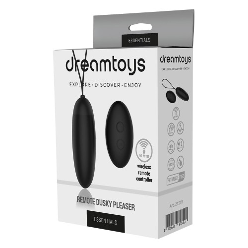 Черное виброяйцо Remote Dusky Pleaser