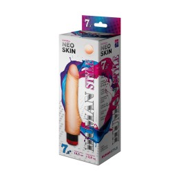 Вибромассажёр HUMAN STYLE 7,3  с бугорком - 18,5 см.