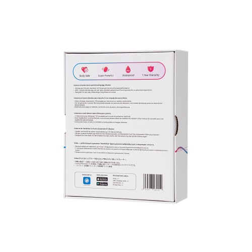 Красное силиконовое виброяйцо Vulse