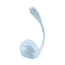 Голубое виброяйцо Smooth Petal