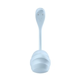 Голубое виброяйцо Smooth Petal