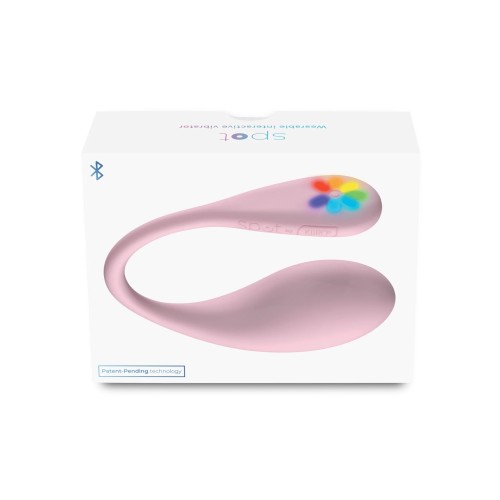 Розовое интерактивное виброяйцо Spot