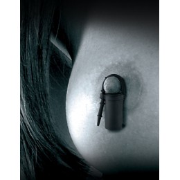 Чёрные виброзажимы на соски SILICONE NIPPLE TEAZERS