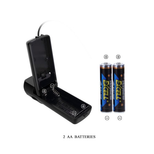 Зажимы на соски с вибрацией и проводным пультом Flirt