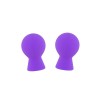 Фиолетовые присоски для груди Nipple Suckers