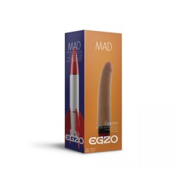 Реалистичный мультискоростной вибратор без мошонки Mad Rocket - 18 см.