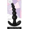 Чёрная анальная пробка Bubbles Anal Plug - 11,5 см.