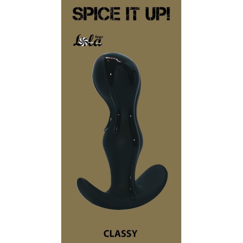Черный анальный стимулятор Classy - 11,5 см.