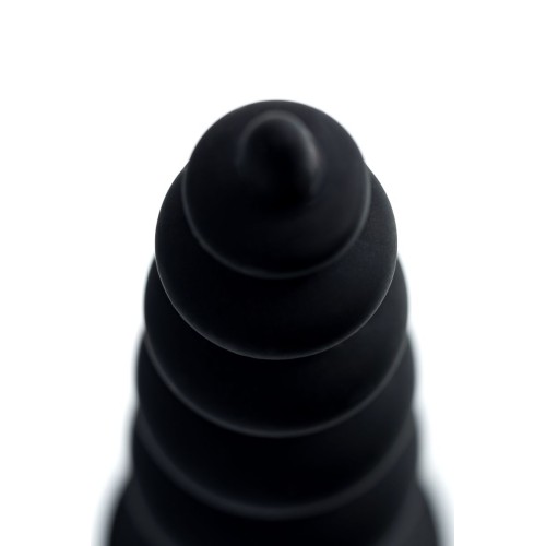 Черная анальная ёлочка Indi - 11,5 см.