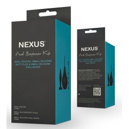 Анальный набор Nexus Anal Beginner Kit: пробка, душ и шарики